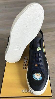 1,000$ Fendi Limited Edition High Tops Sneakers size US 11 Made in Italy