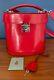 100% Authentic New Mark Cross Special Edition Red Benchley Bag $2000+
