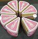 $1085 Aw20 Moschino Couture Jeremy Scott Cake Slice Clutch Logo Marie Antoinette