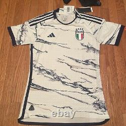 2023 Adidas Italy Away Jersey Medium Authentic Players Version New HS9894 Size S