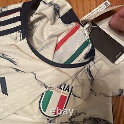 2023 Adidas Italy Away Jersey Medium Authentic Players Version New HS9894 Size S