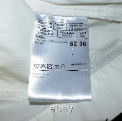 $450 NWOT Mens US 35 EU 52 CANALI Stretch Cotton Regular Fit Pants BLACK EDITION