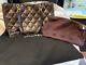 $4500 Nwot Authentic Chanel Made In Italy? Brown Leather Stitch Bag Fs