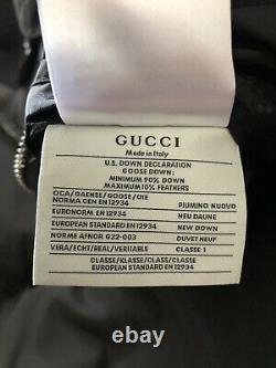 $5800 GUCCI NEW Men Limited Edition down coat jacket XXL / 58 EU