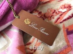 660$ Loro Piana Pink Limited Edition Cotton Beach Towel Made in Italy