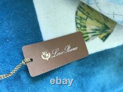 660$ Loro Piana Turquoise Limited Edition Cotton Beach Towel Made in Italy