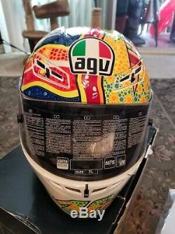 AGV GP-TECH DREAMTIME SIGNED VALENTINO ROSSI LIMITED EDITION BRAND NEW XL WithBOX