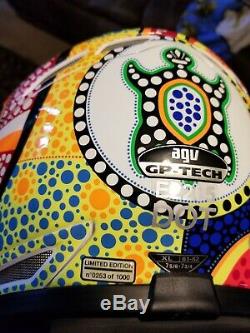 AGV GP-TECH DREAMTIME SIGNED VALENTINO ROSSI LIMITED EDITION BRAND NEW XL WithBOX