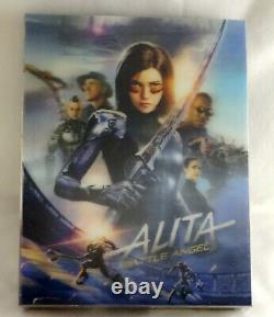 ALITA BATTLE ANGEL Blu-ray 4K + 2D Steelbook CINEMUSEUM CMA #13 COMBO EDITION