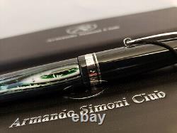 ARMANDO Simoni Club Pavarotti Limited Edition Arco Verde Fountain Pen, NOS