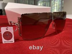 ATELIER SWAROVSKI SK 236-P 16B Silver Sunglasses Limited Edition 68-2-125 SD