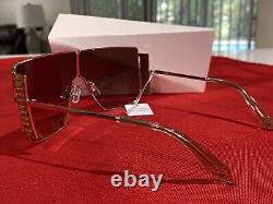 ATELIER SWAROVSKI SK 236-P 16B Silver Sunglasses Limited Edition 68-2-125 SD