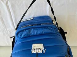 AW20 Moschino Couture Jeremy Scott OVERSIZED Blue Backpack with Attached Hoodie
