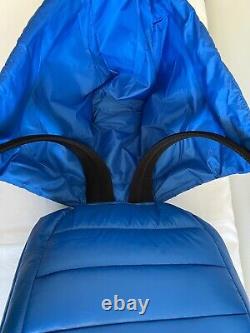 AW20 Moschino Couture Jeremy Scott OVERSIZED Blue Backpack with Attached Hoodie