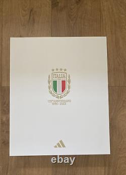 Adidas Italy 125th Anniversary Special Edition Football Kit Size Medium, New