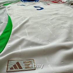 Adidas Italy 2024 Away HEAT. RDY Calafiori player version