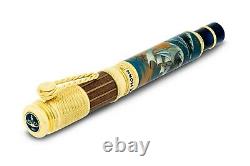 Ancora Handpainted Brand new Limited Edition 18k Gold Fountain pen N 28 from 88