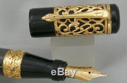 Ancora Lord Byron Marble & Vermeil Limited Edition Fountain Pen Unused 13/88