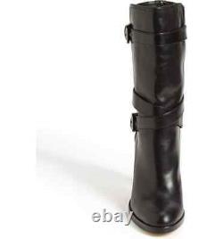 Aquatalia Women's Leather Boots 11 Black Limited Edition Marvin K.'Give' Italy