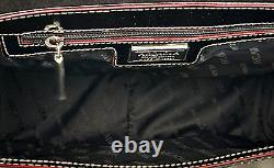 Arcadia Italian Designer Black Patent Leather Top Handle X-body Bag? Nwt