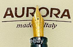 Aurora 996 Fountain Pen Optima Celluloid Brown MIB F The Limited Edition 996