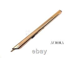 Aurora Ltd Edition Cento 100th Italia Thesi Rose Gold Plated Ball Point Pen