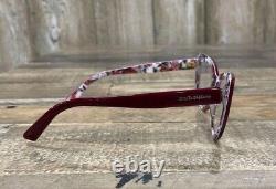 Authentic Dolce&Gabbana Glasses Limited Edition Floral Design Comes withCase