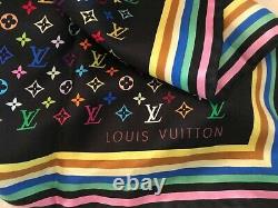 Authentic Limited Edition Louis Vuitton Murakami Multicolor scarf