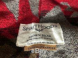 Authentic SpiritHoods Limited Edition Brown Bear Italy Faux Fur Spirit Hood Hat