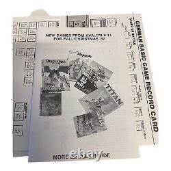 Avalon Hill ANZIO The Struggle For Italy 1943-1945 -UNPUNCHED- 4th Edition MINT