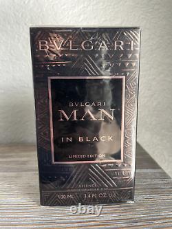 BVLGARI MAN IN BLACK Limited Edition 3.4 oz Essence EDP SEALED