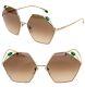 Bvlgari Serpenteyes Ramadan Kareem Edition Bv6160 Gold Jewel Sunglasses 6160