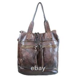 Bayside Shopping Bag Leather Vintage Garment dyed Made IN Italy BS 131 Rock