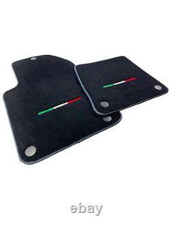 Black Floor Mats For Ferrari 599 Coupe 2006-2012 Tailored Carpets Italy Edition