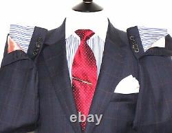 Bnwt Mens Paul Smith The Mainline New Edition Slim Fit Navy Tartan Suit42r W36