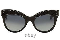 Bottega Veneta Limited Edition BV0020S 001 Black Leather Sunglasses Sonnenbrille