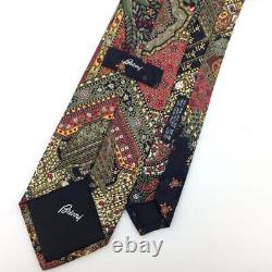 Brioni Tie Limited Edition Indian Floral Classic Design Elephant NewithRare L0