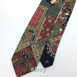 Brioni Tie Limited Edition Indian Floral Classic Design Elephant NewithRare L1