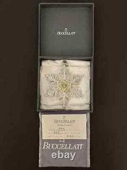 Buccellati Sterling Silver Holiday / Christmas Ornament Limited Edition 1995 New