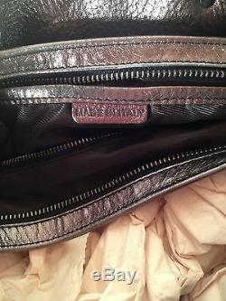 Burberry Authentic Limited Edition Shimmer Metallic and Pewter Check Handbag
