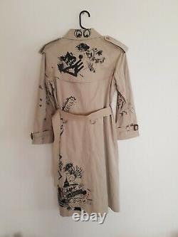Burberry Ladies Trench Coat (Size 4 UK, US 2, EU 36) Limited Edition (off white)