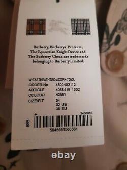 Burberry Ladies Trench Coat (Size 4 UK, US 2, EU 36) Limited Edition (off white)