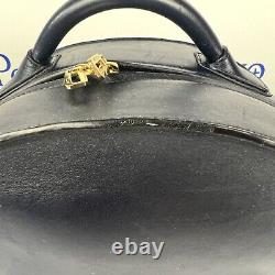 Buscemi Aero Navy Leather Backpack Bag Large New
