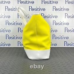Buscemi Tote Nylon Neon Yellow Tote Bag One Size New
