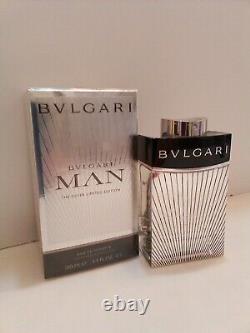 Bvlgari Man Silver Limited Edition 3.4 / 100 ml Eau De Toilette Spray New in Box