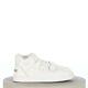 Celine 760$ Ct-02 Mid Sneaker With Scratch In Optic White Calfskin