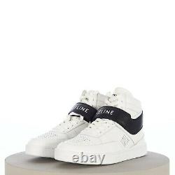 CELINE 850$ High Sneaker CT-03 with Scratch in Optic White/Black Calfskin