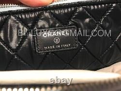 CHANEL Authentic O Bag RARE Airport Edition Leather Clutch Bag SOLD OUT NIB