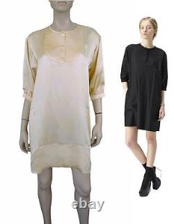 CHARLES ANASTASE Limited Edition Adjani Ecru Silk Shirt Dress