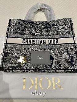 CHRISTIAN DIOR Large Embroidered Tote, Brand New with Tags